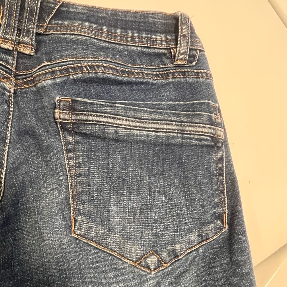 Democracy Ab Technology Flattering Modern Tapered Leg Stretch Jeans, Sz 4, Blue - Picture 4 of 8